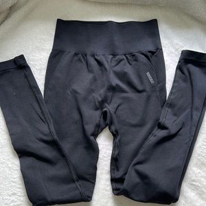 Gymshark Flex High Waisted Leggings - Black/Charcoal